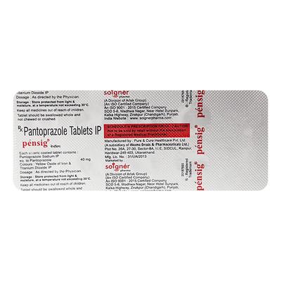PENSIG 40 Tablet 10's - Ulcer/Reflux/Flatulence-Aaa