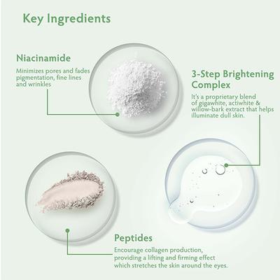 LISEN Revealing Grace Eye Cream 3 - Steps Brightening Complex for Dark Circles and Fine Lines 15 ml - Under Eye Creams & Serums