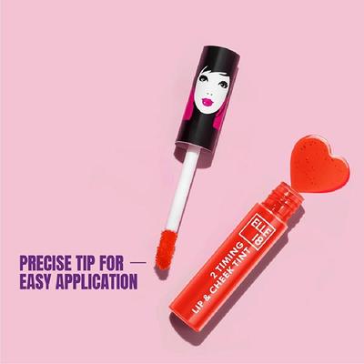 Elle18 2 Timing Lip and Cheek Tint Tropicana 4 ml - Liquid Lipsticks