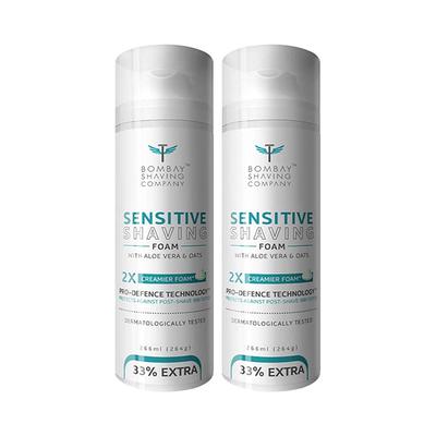 Bombay Shaving Company Sensitive Shaving Foam 528g each 2's - Shaving Foams
