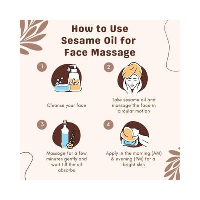 Essentia Extracts Cold Pressed White Sesame Oil 1000 ml - Massage Oils