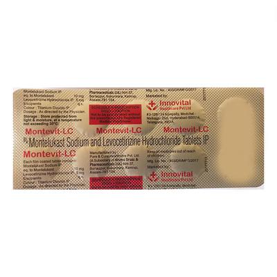 MONTEVIT LC Tablet 10's - Allergies-Ant