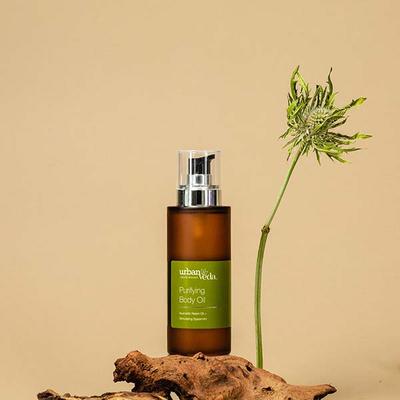 Urban Veda Purifying 100 Percent Natural Body Oil 100 ml - Face Oils