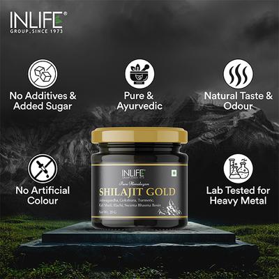 INLIFE Shilajit Gold Resin 20 gm - Sexual Care