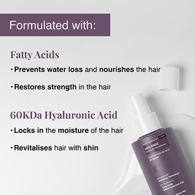 Bare Anatomy Anti Frizz Leave In Conditioner Conditions & Controls Frizz For Up To 24 Hours 150 ml - Conditioners