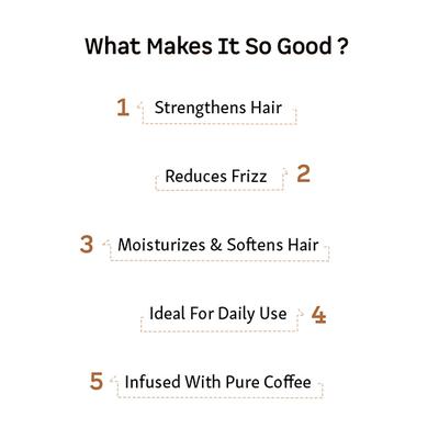 Mcaffeine Naked & Raw Cappuccino Coffee Hair Serum 50 ml - Hair Lotions & Tonics