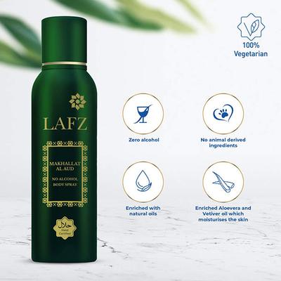Lafz Makhallat Al Aud Combo Deodorant Spray - For Men 150 ml - Men Deodorants/Roll-Ons