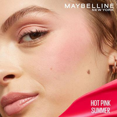 Maybelline New York Sunkisser Hazy Matte Blush, 12H longwear, Hot Pink Summer 48.2 gm - Blushes