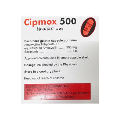Cipmox 500mg Capsule 15'S - Bacterial Infections-Pen