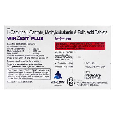 WINZEST PLUS Tablet 10's - Supplements-Vam