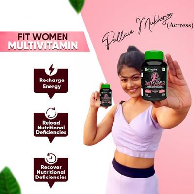 Fitspire Fit Women Multivitamin to Manage Immune System Body Energy Mental Alertness 60 Capsules 1's - Multi-Vitamins