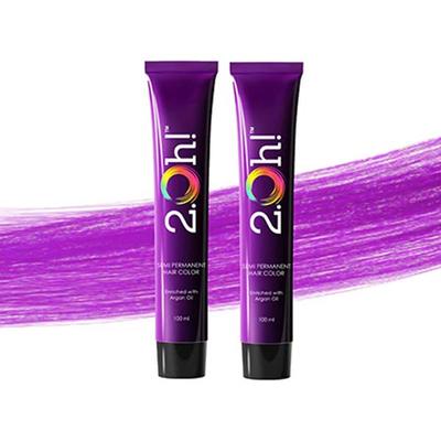 2.Oh! Semi Permanent Hair Color 100 ml each - Purple 2's - Crème