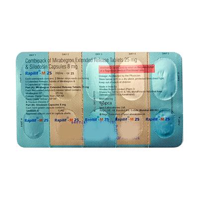 RAPILIF M 25 Combipack 10's - Bladder And Prostate Disorders-Dru
