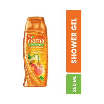Fiama Shower Gel Peach & Avocado Body Wash with Skin Conditioners for Soft Moisturised Skin bottle 250 ml - Shower Gels & Body Wash