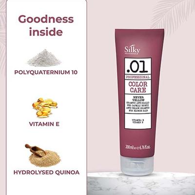 Silky Technobasics .01 Antiyellow Shampoo 1000 ml - Shampoos