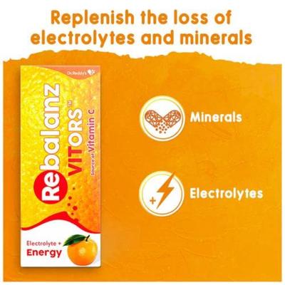 Rebalanz VIT ORS Drink - Orange Flavour 200 ml - Energy Drinks