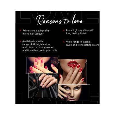 Colorbar XOXO Everlasting Prime Gel Nail Lacquer-Queen Business 7 ml - Nail Polish