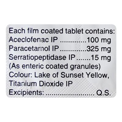 HIFENAC SP Tablet 10's - Pain relief-Nsa