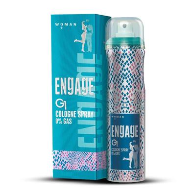 Engage G1 Cologne Spray with 0% Gas for Women 150 ml - Women Deodorants/Roll-Ons