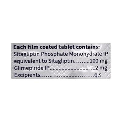 SITAHENZ G 2 Tablet 15's - Diabetes-Ant