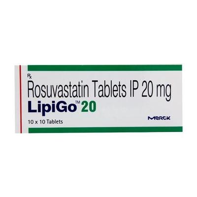 Lipigo 20mg Tablet 10'S - High Cholesterol-Dys
