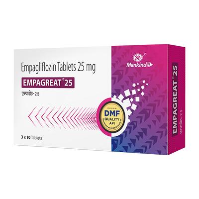EMPAGREAT 25 Tablet 10's - Diabetes-Ant