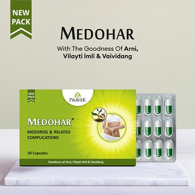 Pravek Medohar Capsules 30's - Speciality Medicines