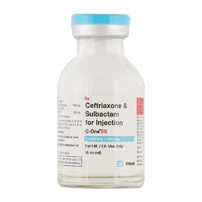 C One SB 1000/500mg Injection 1'S - Bacterial Infections-Cep