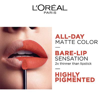 L'Oreal Paris Rouge Signature Matte Liquid Lipstick,126 I Play 7 Gm - Lipsticks