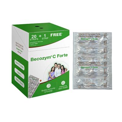 Becozym C Forte Tablet 15's - Supplements-Vam