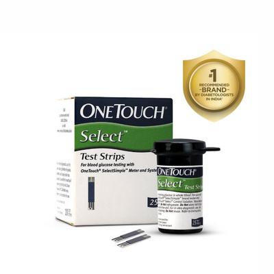 Onetouch Select Test Strip 25's - Blood Glucose Monitors/Strips