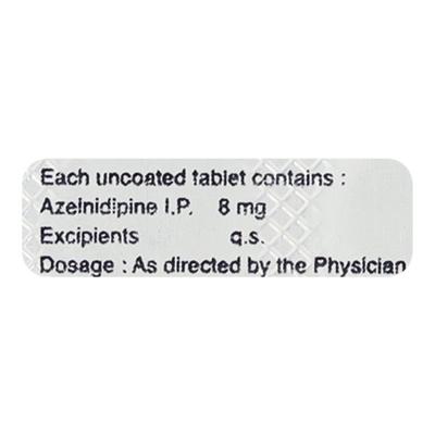 UNIAZ 8mg Tablet 10's - Hypertension-Cal