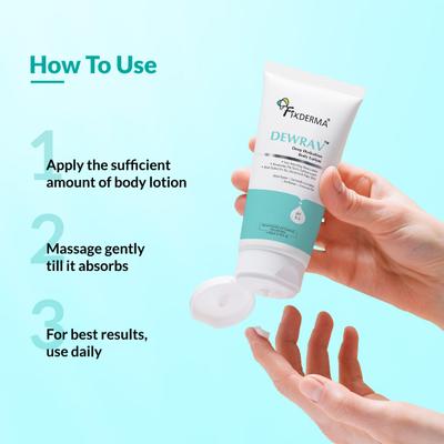 Fixderma Dewrav Deep Hydrating Body Lotion with Ceramide & Shea Butter, Moisturizer 200 ml - Face Moisturizers