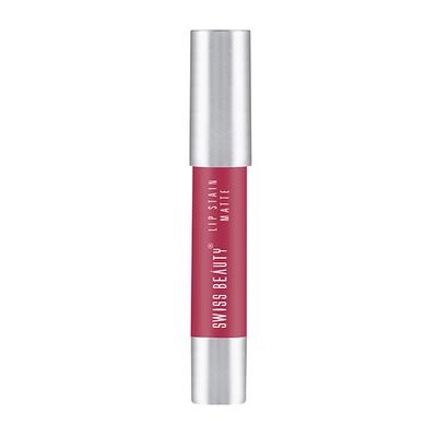 Swiss Beauty Lip Stain Matte Lipstick - (Pixie Pink) 3.4 gm - Lipsticks