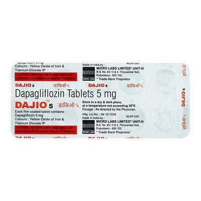 DAJIO 5 Tablet 10's - Diabetes-Ant