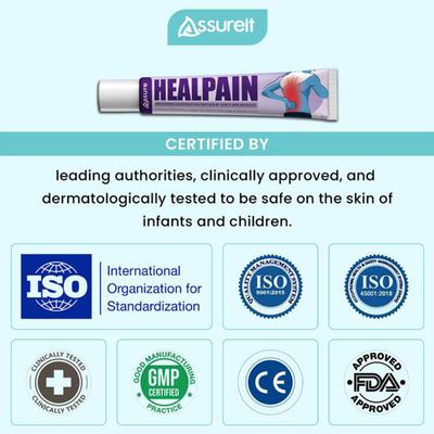 Assure Heal Pain Fast, Powerful, Quick Relief Spray 55 g - Pain Relief Spray