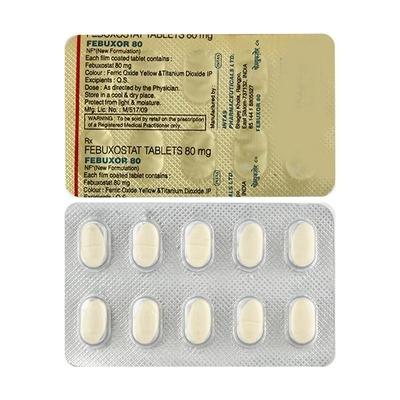 Febuxor 80mg Tablet 10'S - Gout