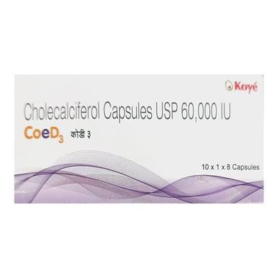 COE D3 Soft Gelatin Capsule 8's - Supplements-Vit
