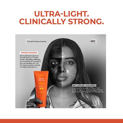 Conscious Chemist Gel Sunscreen SPF 50 PA++++ Vitamin C, Rice Water & Peach Extract 50 g - Face Sunscreen