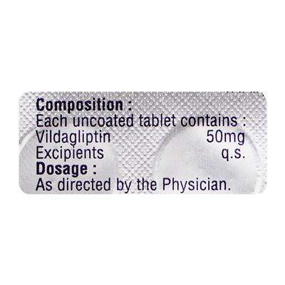 VILDANOL 50 Tablet 15's - Diabetes-Ant