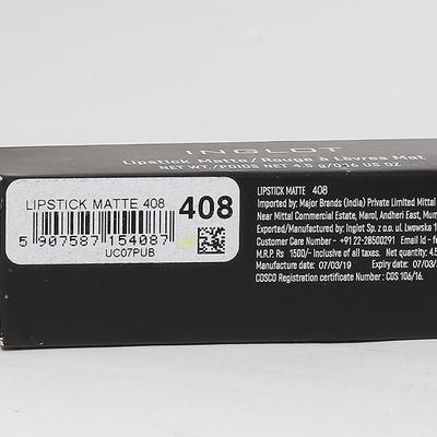 Inglot Lipstick Matte 408 4.5 gm - Lipsticks