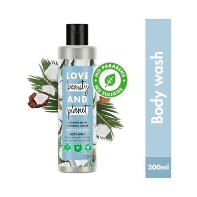 Love Beauty And Planet Natural Coconut Water and Mimosa Sulfate Free Body Wash 200 ml - Shower Gels & Body Wash