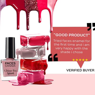 Facescanada Ultime Pro Splash Nail Enamel Scarlet 115 8 ml - Nail Polish