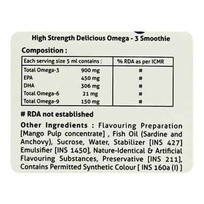 BIQ PLUS DELICIOUS MANGO FLAVOUR Smoothie 150ml - Supplements-Sup