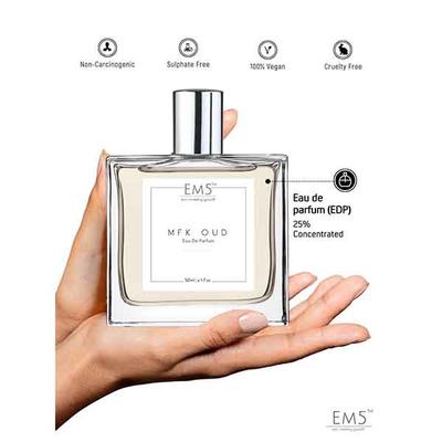 EM5 MFK Oud Unisex Perfume - Eau De Parfum Spray for Men & Women, Warm Spicy Oud Aromatic 50 ml - Men Perfumes (Edt/Edp)