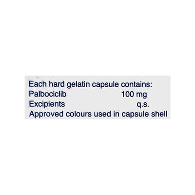 PALBOTOR 100 Capsule 21's - Cancer Oncology-Tar