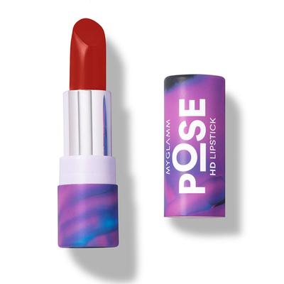 Myglamm Pose Hd Lipstick - Brick Red 4 Gm - Lipsticks