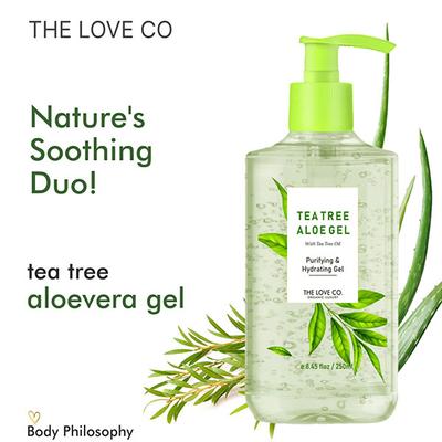The Love Co. Tea Tree Aloevera Gel 250 ml - Face Gels