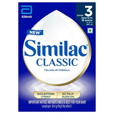 Similac Classic Follow-Up Formula Stage 3 Powder (12 to 18 months) Refill Pack 400 g - Baby And Infant Supplements