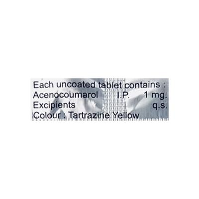 Cenorol 1mg Tablet 10'S - Blood Clot-Ant